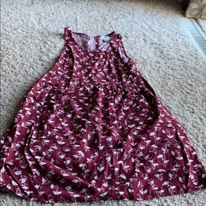 Maroon summer dress